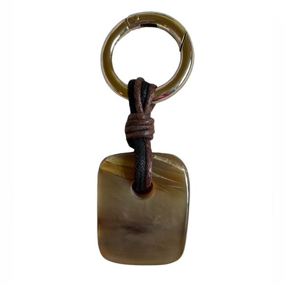 NEW Eco-Friendly Key Chain Handmade South American Artisans Unisex Neutral Gift - Picture 1 of 12